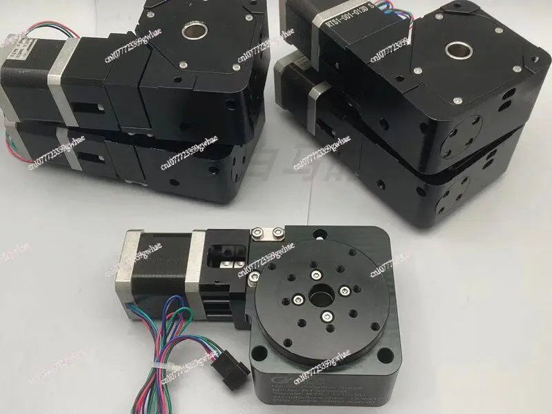 Non-new precision electric rotary table,R-axis hollow 360-degree turntable of indexing table, plate surface 70mm Kerui turntable