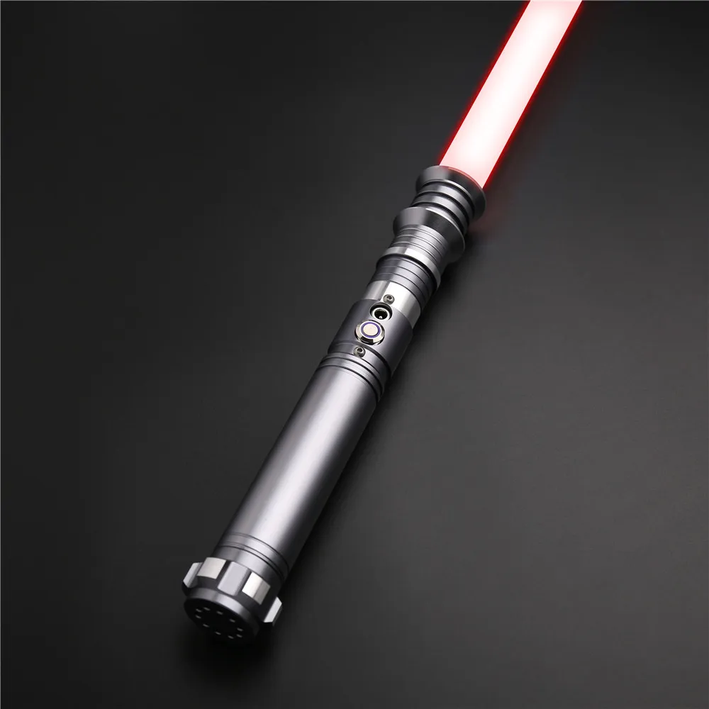 100cm RGB Lightsaber Smooth Swing Saber Star Heavy Dueling Laser Sword 12 Colors 10 Soundfonts Force Fx Foc Blaster Toys Gifts