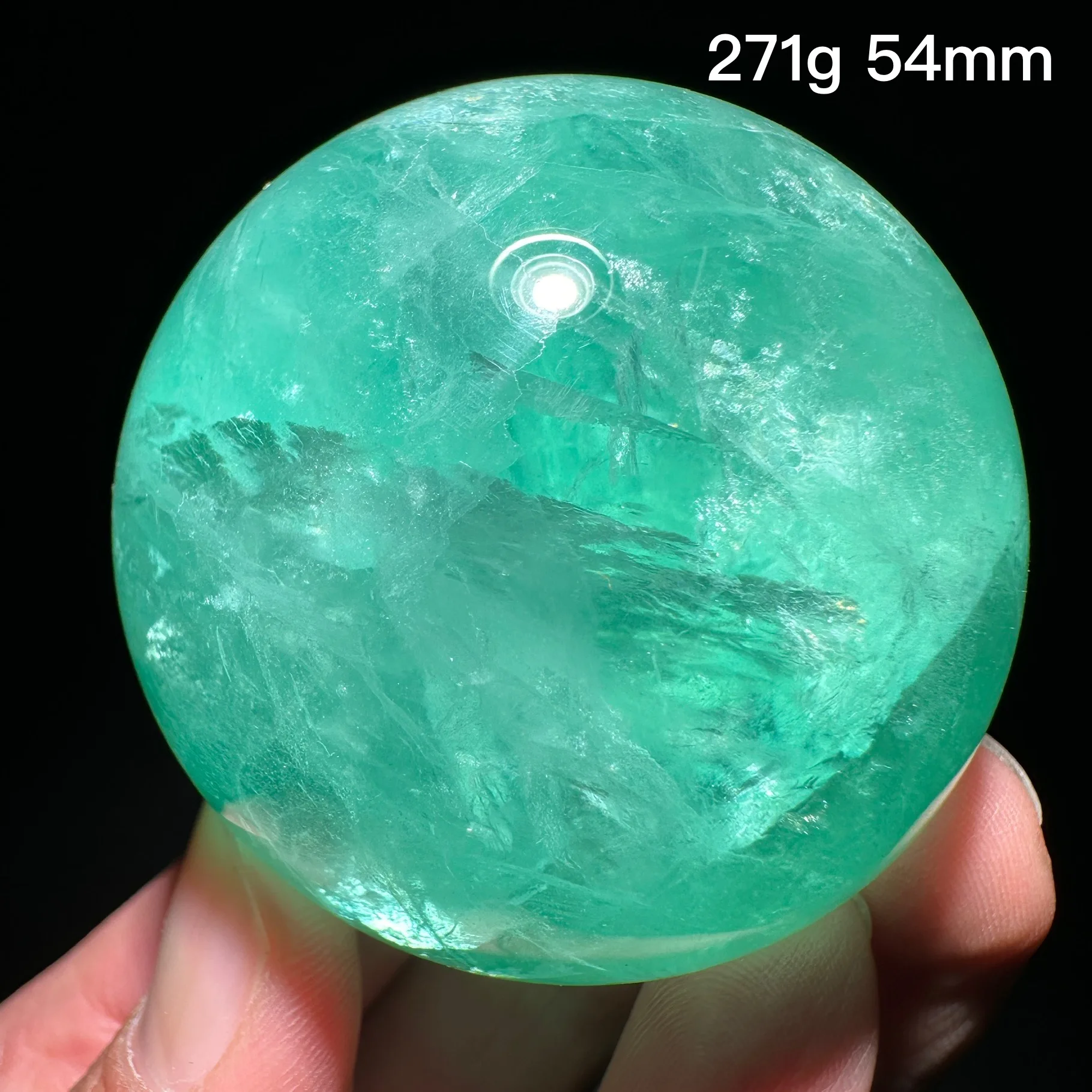 Natural Green Fluorite Sphere Polished Quartz Crystal Ball Feng Shui Witchcraft Home Decor Gift Reiki Healing Stone