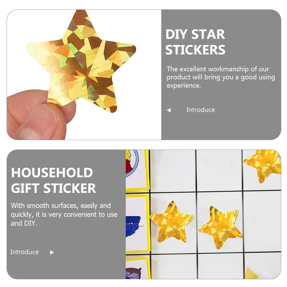 

2 рулона наклейки со звездой, декоративные клейкие этикетки, наклейки для свадебных приглашений, подарочная упаковка