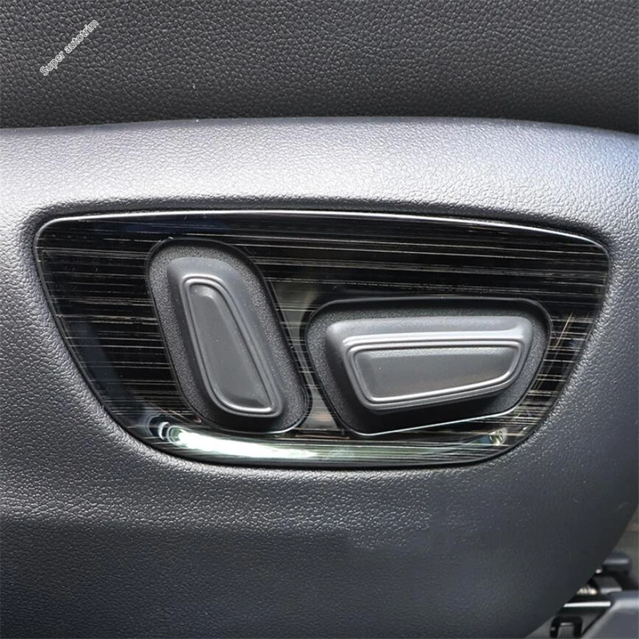 

Car Seat Adjustment Switch Button Frrame Decoration Cover Trim For Toyota Highlander / Kluger 2020 - 2025 Interior Accessories