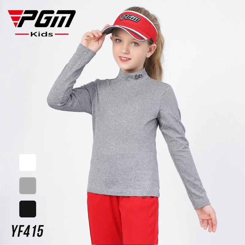 

PGM children's golf clothes long-sleeved T-shirt girls autumn and winter bottoming shirt golf clothing sportswear