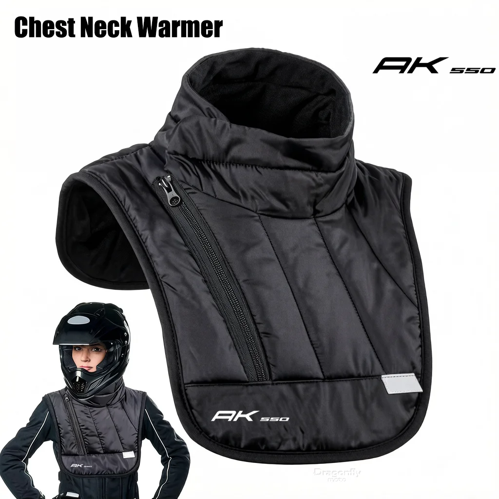 

Winter Keeping Warm Neck Scarf For kymco Ak550 AK 500 550AK Motorcycle Rider Chest Neck Protector Windproof Warmer Scarf Bibs
