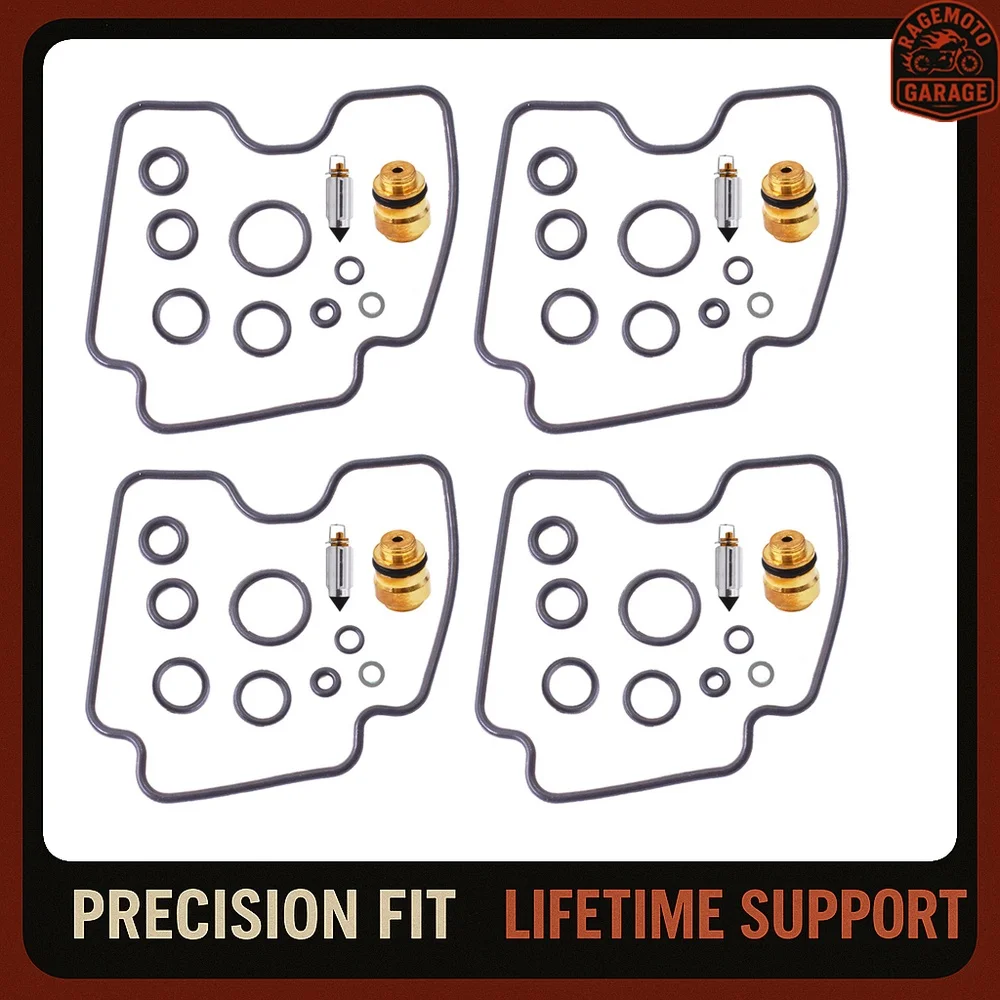 

For Yamaha FZS600 FZS 600 Fazer 98-03 Carburetor Carb Rebuild Repair Kit 4 sets