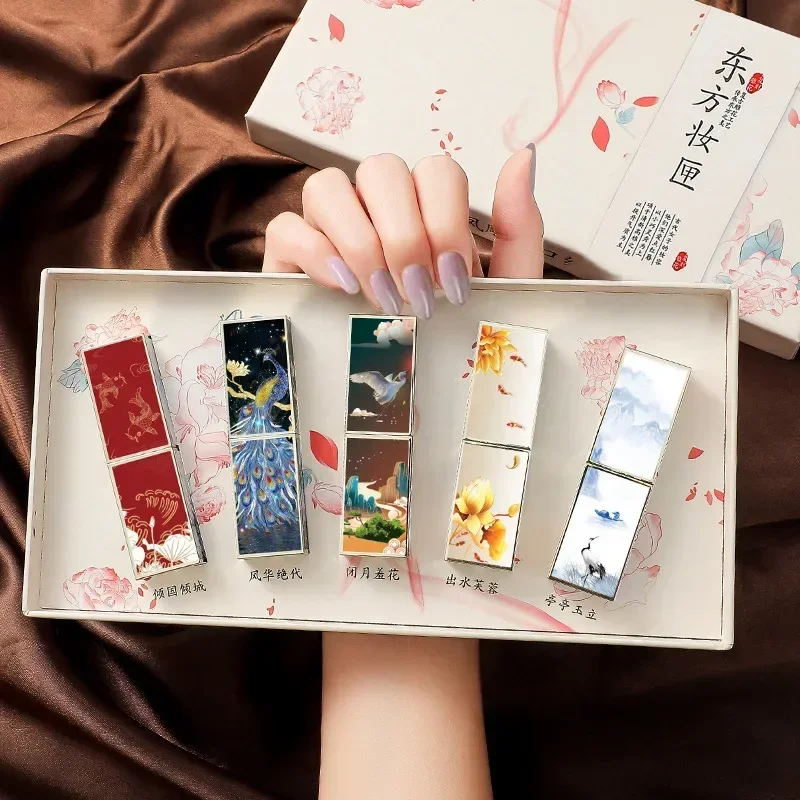 

florasis Style make up Lipstick Set gift bpx makeup matte velvet lipstick moisturizing makeup lip stick cotonete lip tint