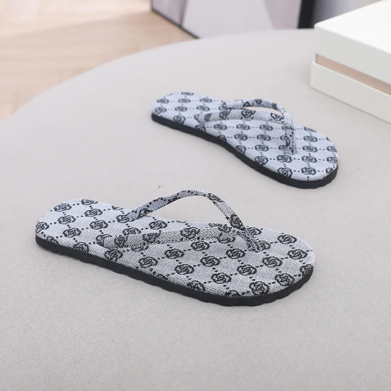 Women Fashionable Casual Flip Flops Brown Gray Girls Swimming Pool Walking Sandals Summer Outside Female Beach Water Slippers