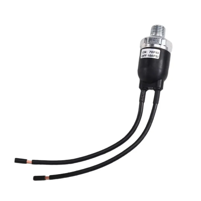 

Новейший датчик давления для воздушного компрессора с проводами 12AWG, 12В 20А, 1/4 NPT