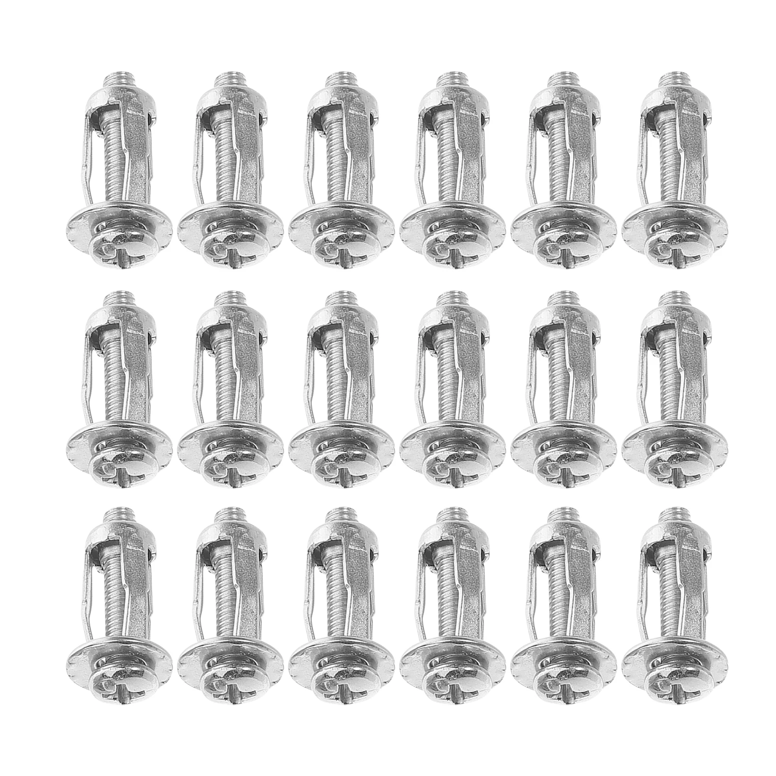 

20pcs Petal Nut Expansion Bolts Hollow Screws Thin Fixing Metal Rivet Nuts Easy Installation Hardware Fasteners Stainless