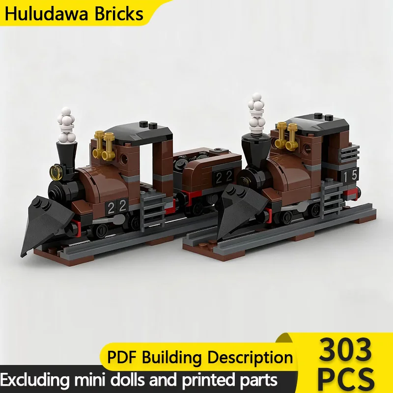 

City Car Model MOC Building Bricks NG Class 3 And 5 Saddletank Steam Locomotives Modular Gift Holiday Assemble Children Toy Suit