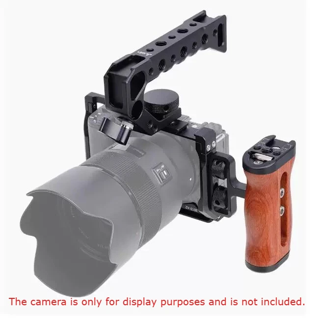 

Camera Cage for Sony ZV-E10 II ZV-E10II Video Rig Frame Arca-Swiss Quick Release Plate Gimbal Stabilizer Tripod Mount Accessory