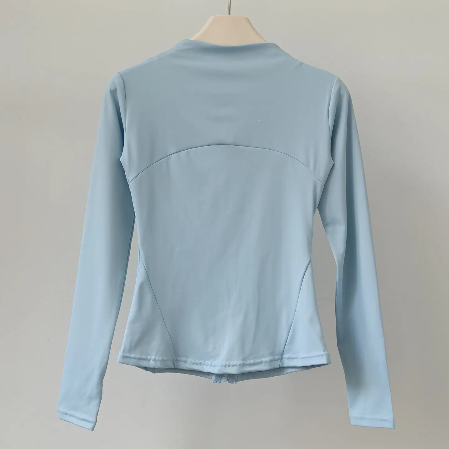 Damen Slim-Fit Langarm Yoga-Shirt Schnelltrocknendes Pilates-Oberteil für Laufen Training Fitness-Bekleidung Sportjacke – Detail 3