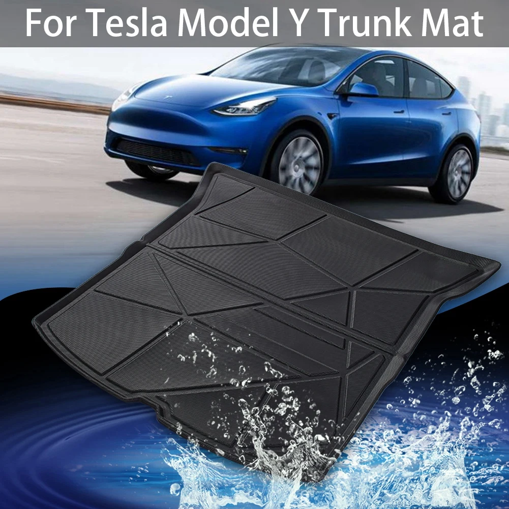 Auto Car Trunk Protector Rear Trunk Mat Cover Trunk Cargo Liner Trunk Tray Floor Mat Cover For Tesla Model Y