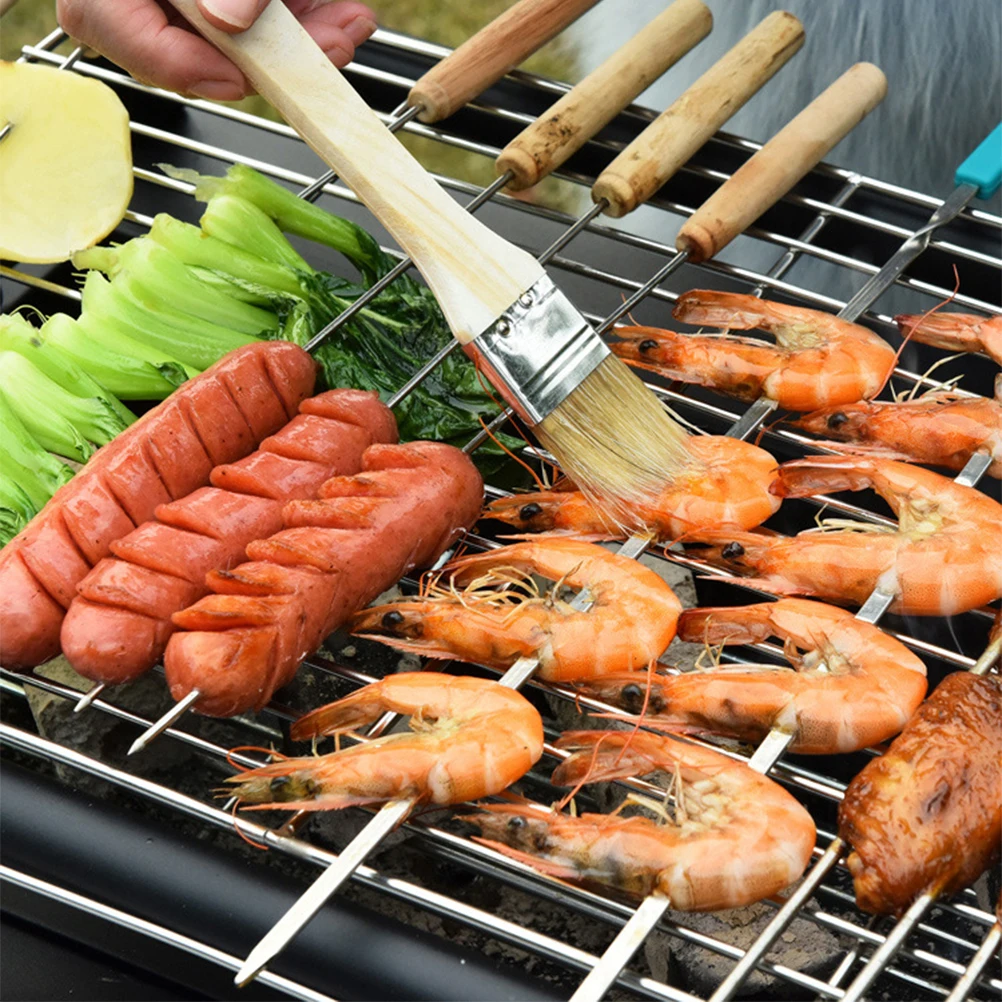 

Stainless Steel BBQ Basket Grille Mesh Outdoor Camping Kitchen Hotel Replacement Grill Baking Rack Barbecue Wire Grate
