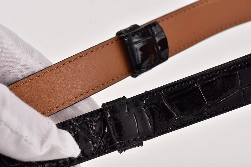 Cintura da donna con decorazione motivo coccodrillo, jeans versatili, abito con abito, pelle cinched in vita, cintura per pantaloni neri