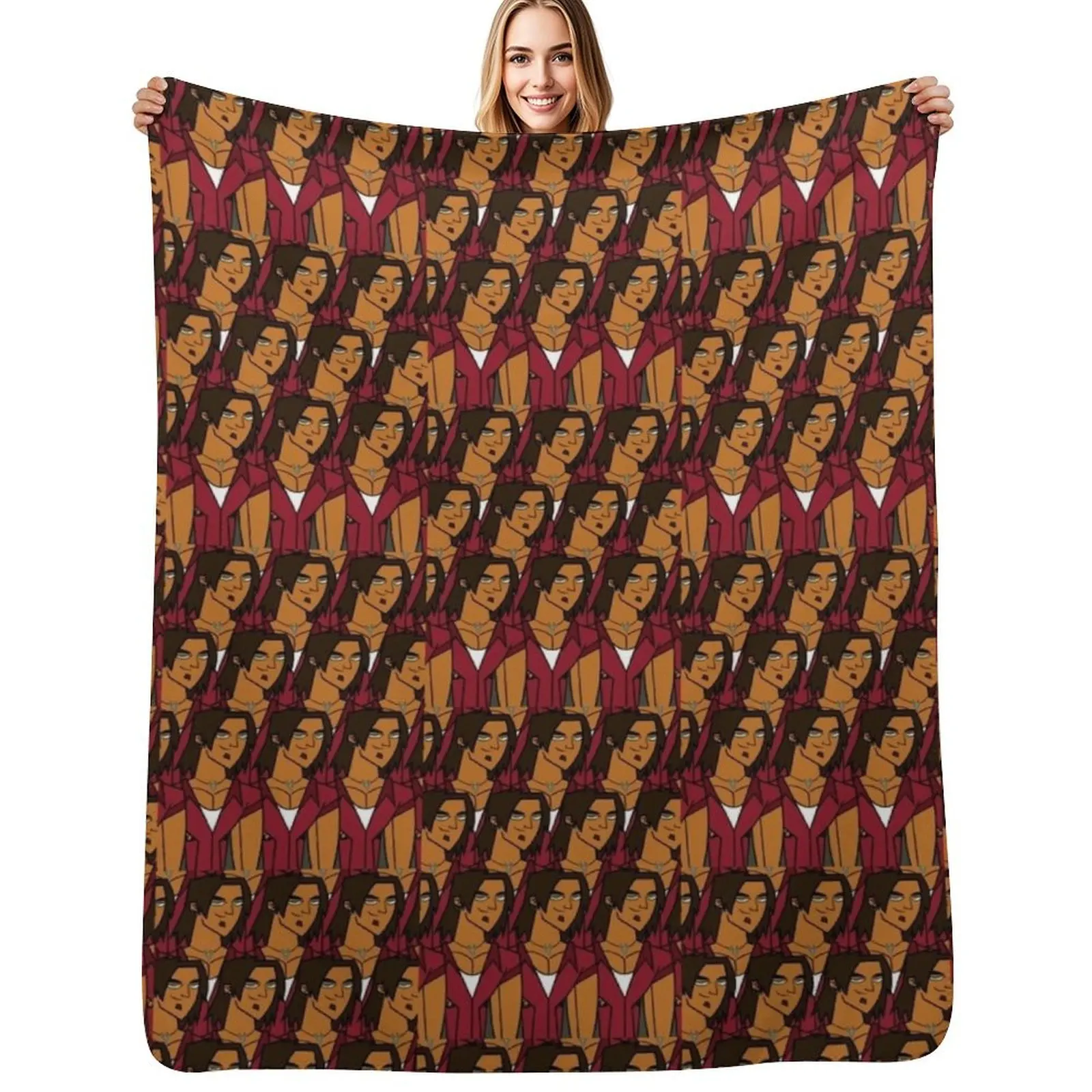 Total Drama Alejandro Graphic Throw Blanket Soft Plush Blanket as Housewarming Gift