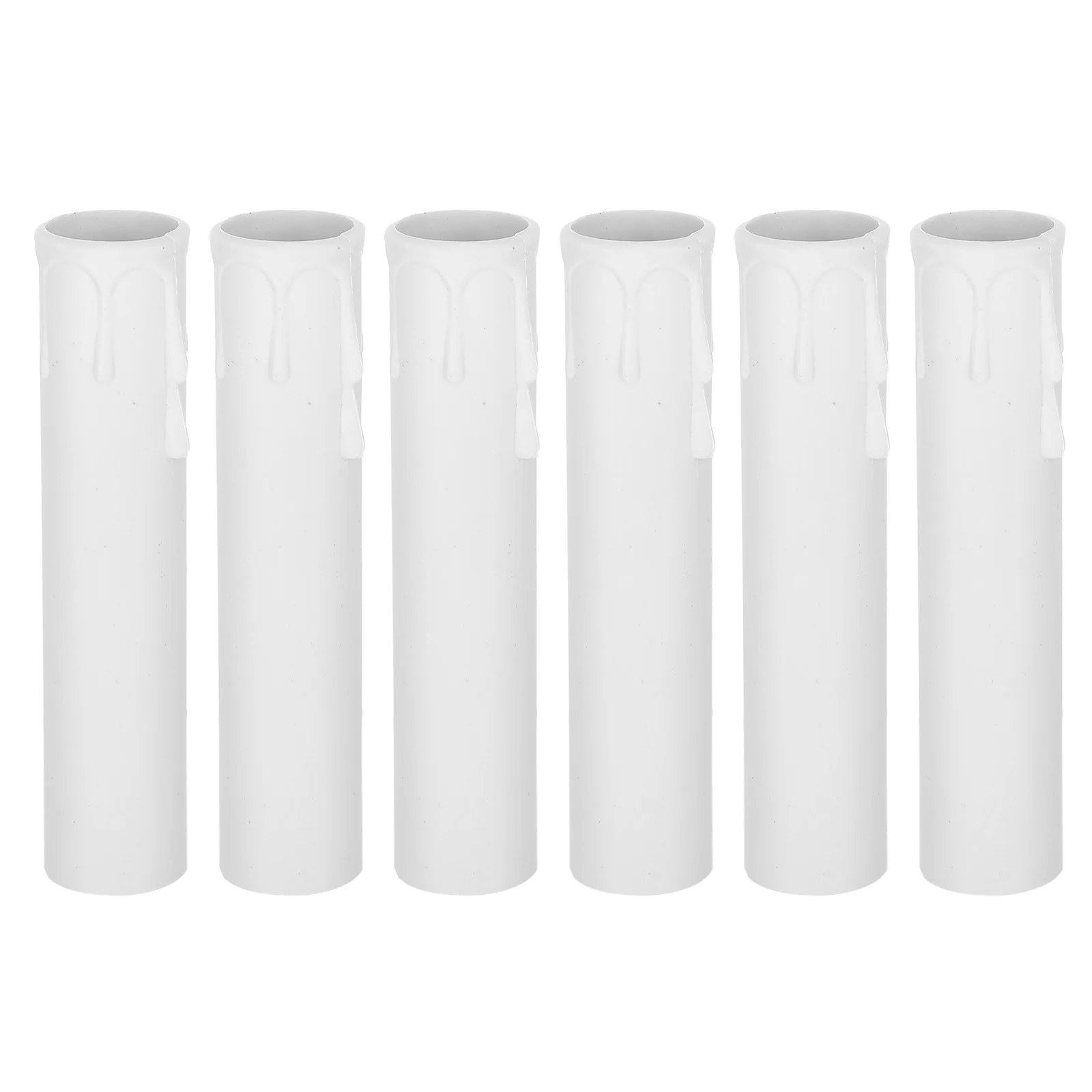 20pcs Tube Plastic Teardrop Design Lamp Holder For Led Lighting Decor Wedding Party Decoration Light Supplies