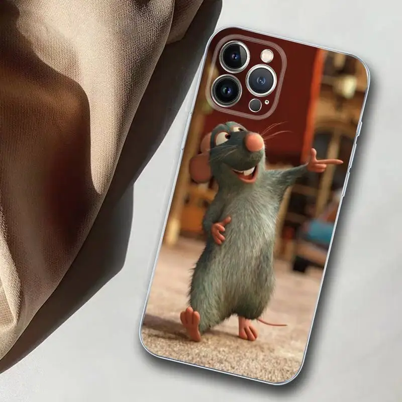 Disney Remy Ratatouille Phone Case For iPhone 14 13 12 Mini 11 Pro XS Max X XR SE 6 7 8 Plus Soft Silicone Cover