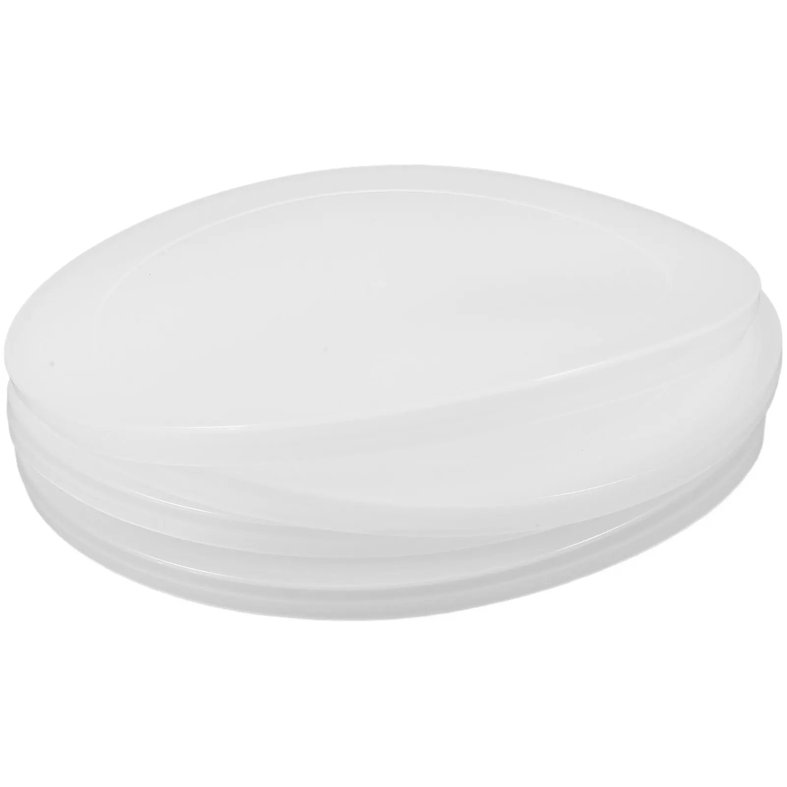4Pcs Transparent Food Storage Lids Replacement for Canned Goods Yogurt Jars Soda Cans Wide Mouth Bowls Tight Seal Clear Can Lids