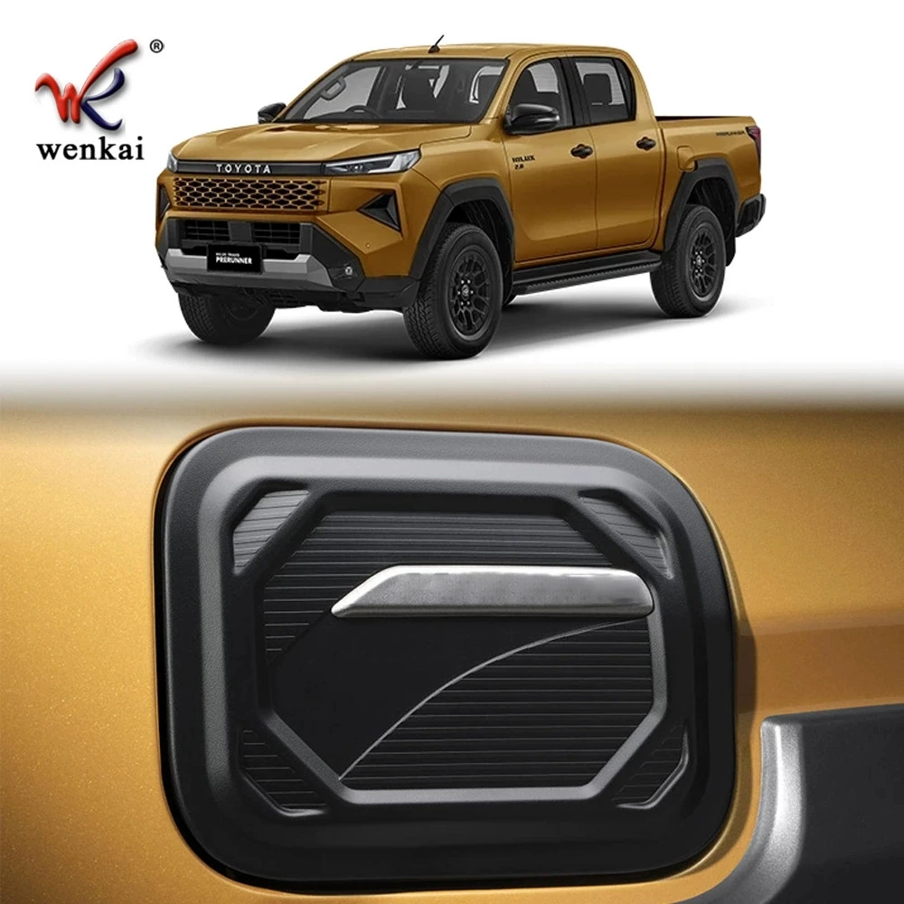 For 2026 Toyota Hilux Travo Car Oil Fuel Tank Cover Cap Exterior Chrome Accessories