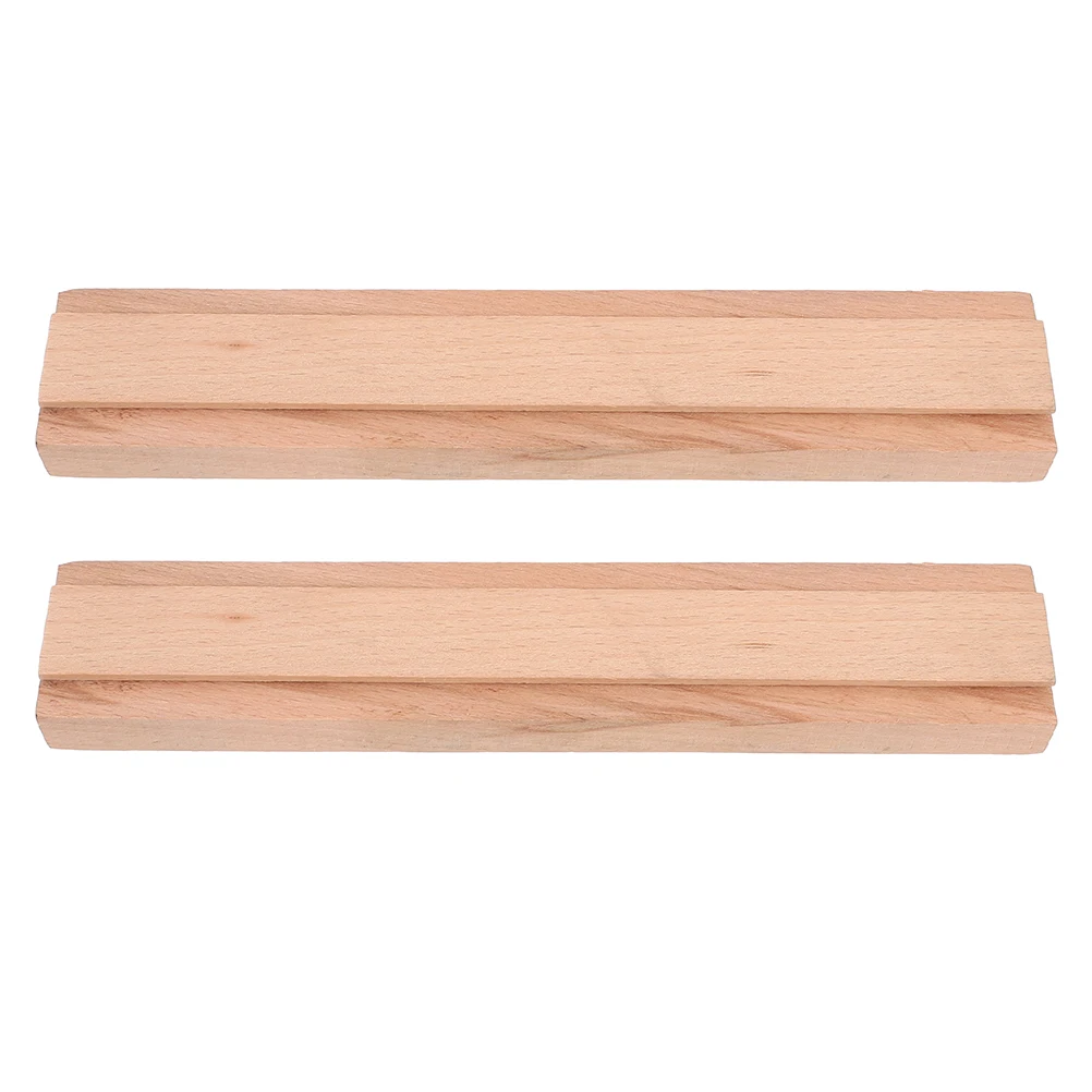 

2 pcs Solid Wood Drawer Glides Smooth Operation Easy Installation Kitchen Bedroom Study Replacement Anti-Tilt Bottom