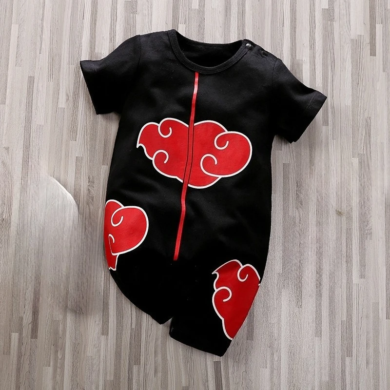 

Baby Summer Clothing Short Sleeved for Both Boys and Girls Cotton Outside Wear Cartoon Style Jumpsuit Comfortable and Breathable