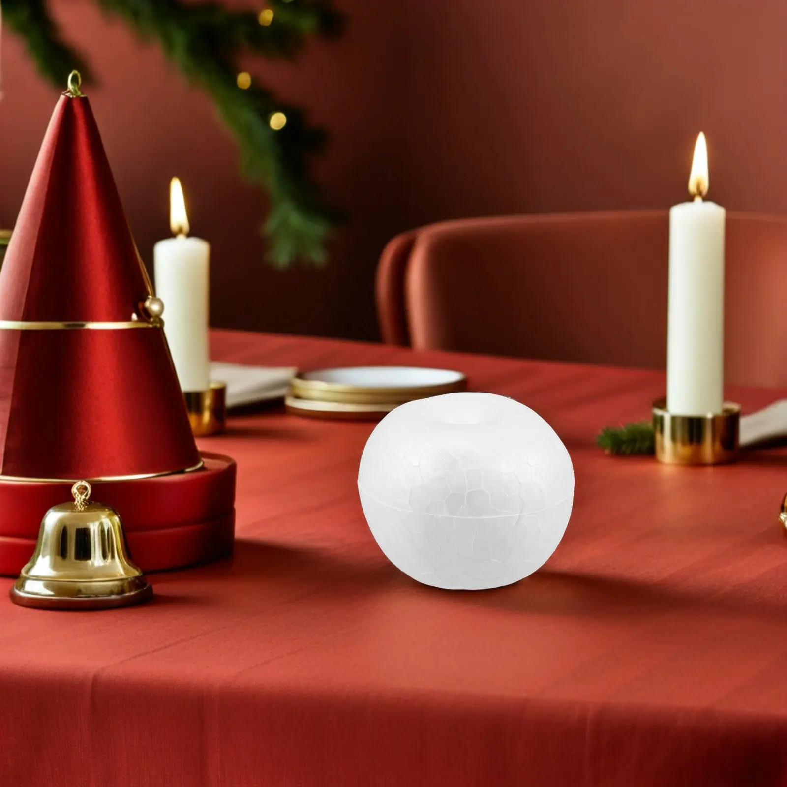 

20Pcs Foam Fruit Blank Smooth Surface Easy Painting DIY Ornaments Christmas Tree Hanging Polystyrene Decorative Craft