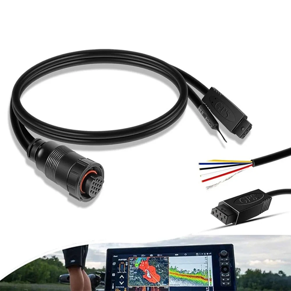 720080-1 AS GPS NMEA Splitter Cable Fit for Humminbird SOLIX, Onix Series Fish Finder, for AS GRP GPS Receiver, AS GPS