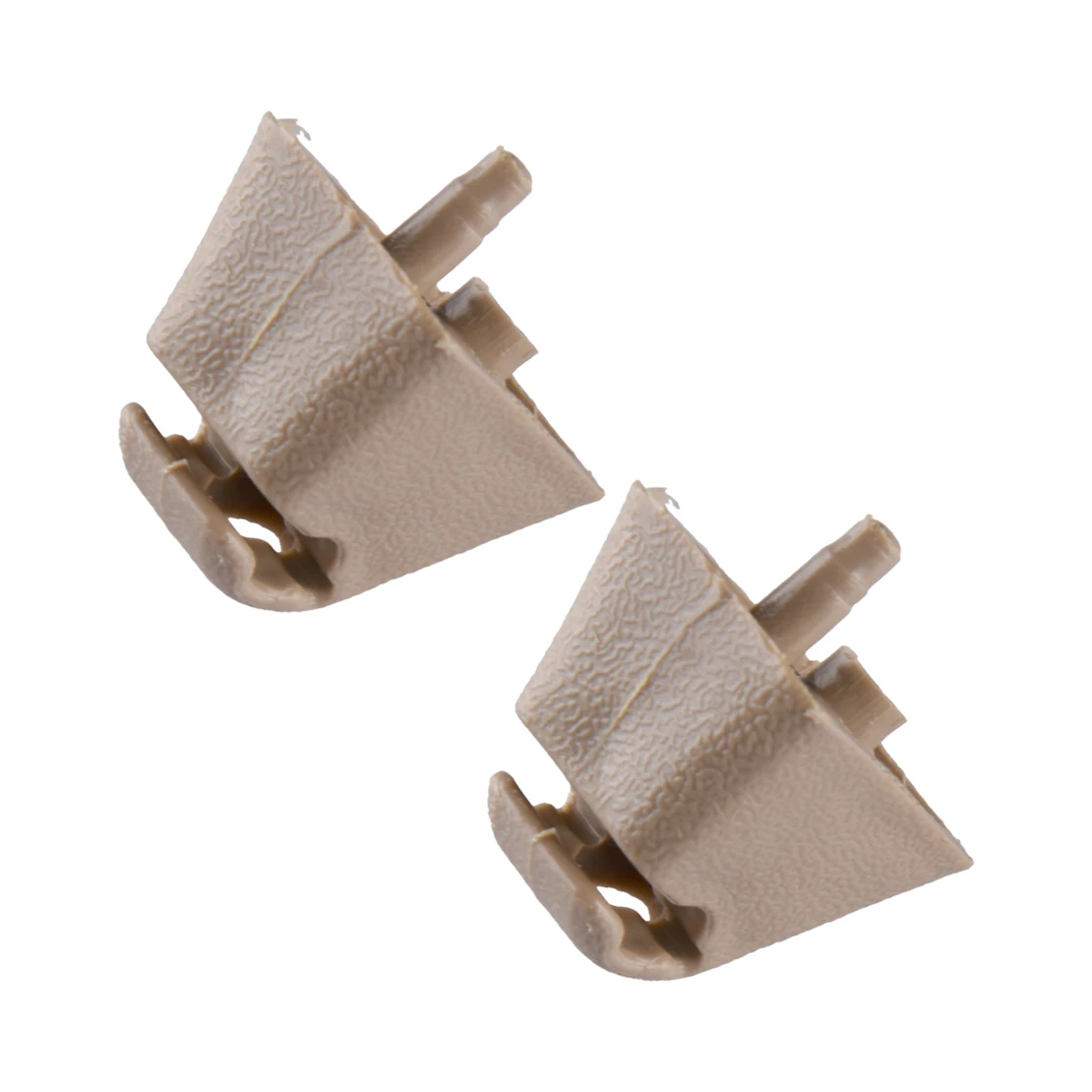 2Pcs Beige Plastic Sun Visor Sunvisor Clips Brackets Fit for Holden Commodore Berlina Calais VN VG VF VR VS VT VX VY VZ