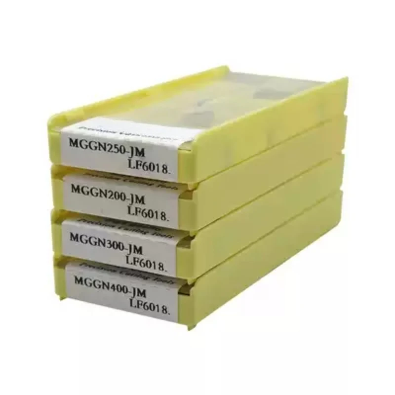 10pcs Original Carbide Inserts MGGN150 MGGN200 MGGN250 MGGN300 MGGN350 MGGN400 MGGN500 MGGN600-JM LF6018