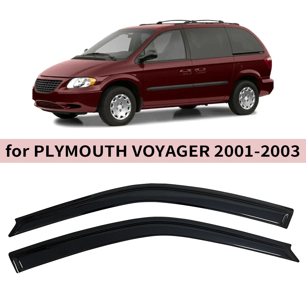 

Оконный козырек для PLYMOUTH VOYAGER 2001 2002 2003, ветровые дефлекторы, защита от дождя, дверной козырек, вентиляционные шторы, внешние детали вентилятора