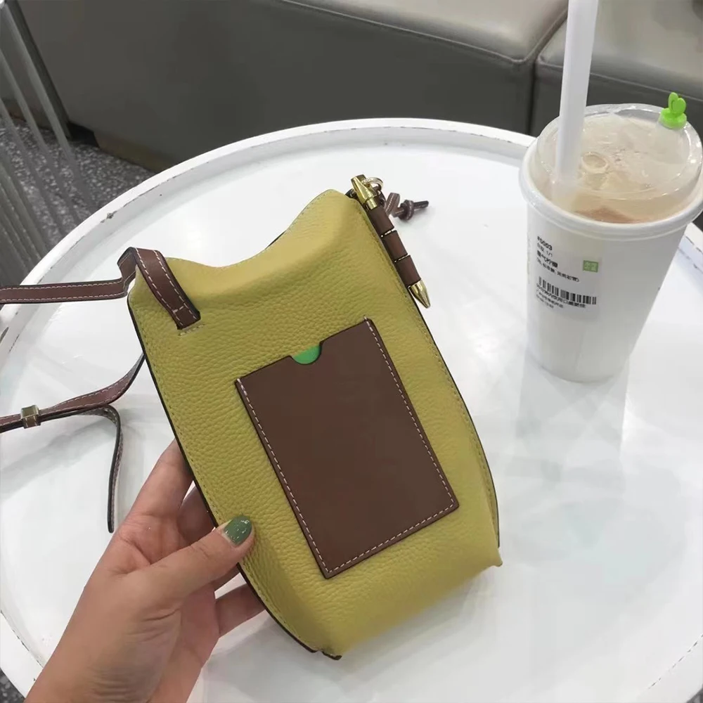 Genuine Leather Purses and Handbags Luxury Designer Crossbody Bags for Women Mobile Phone