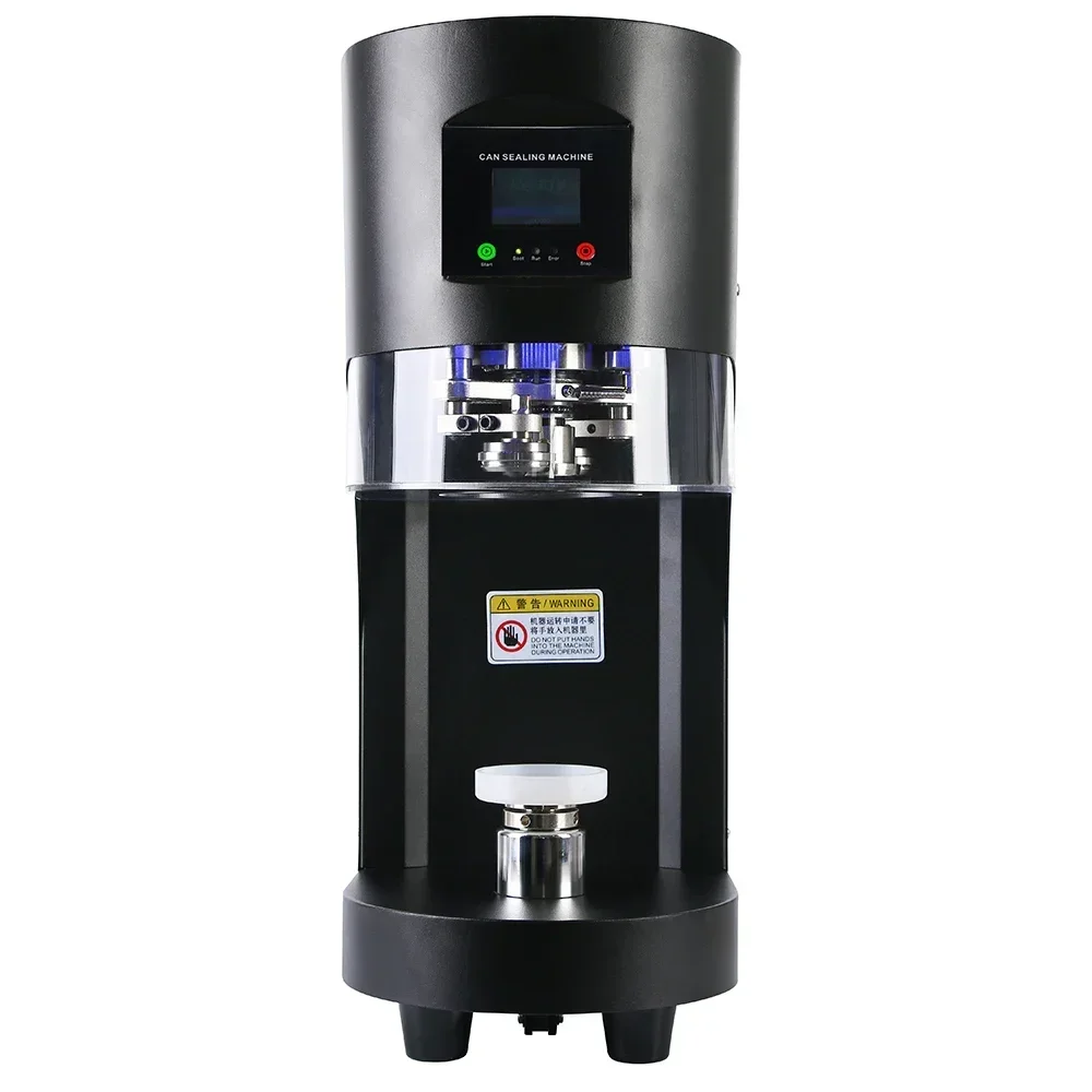 Semi- Automatic Pop Cans DRINKING BOTTLES Sealed Machine Tin Can Sealer with cup holder For Bubble Tea Saop Business