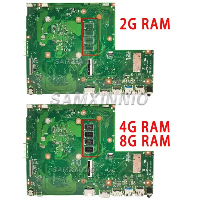 Imagem -02 - Painel Principal para Asus Vivobook R540ya F540ya A540ya D540ya Placa-mãe para Laptop Amd Cpu 2gb 4gb 8gb Ram 100 Teste de Trabalho qm X540ya