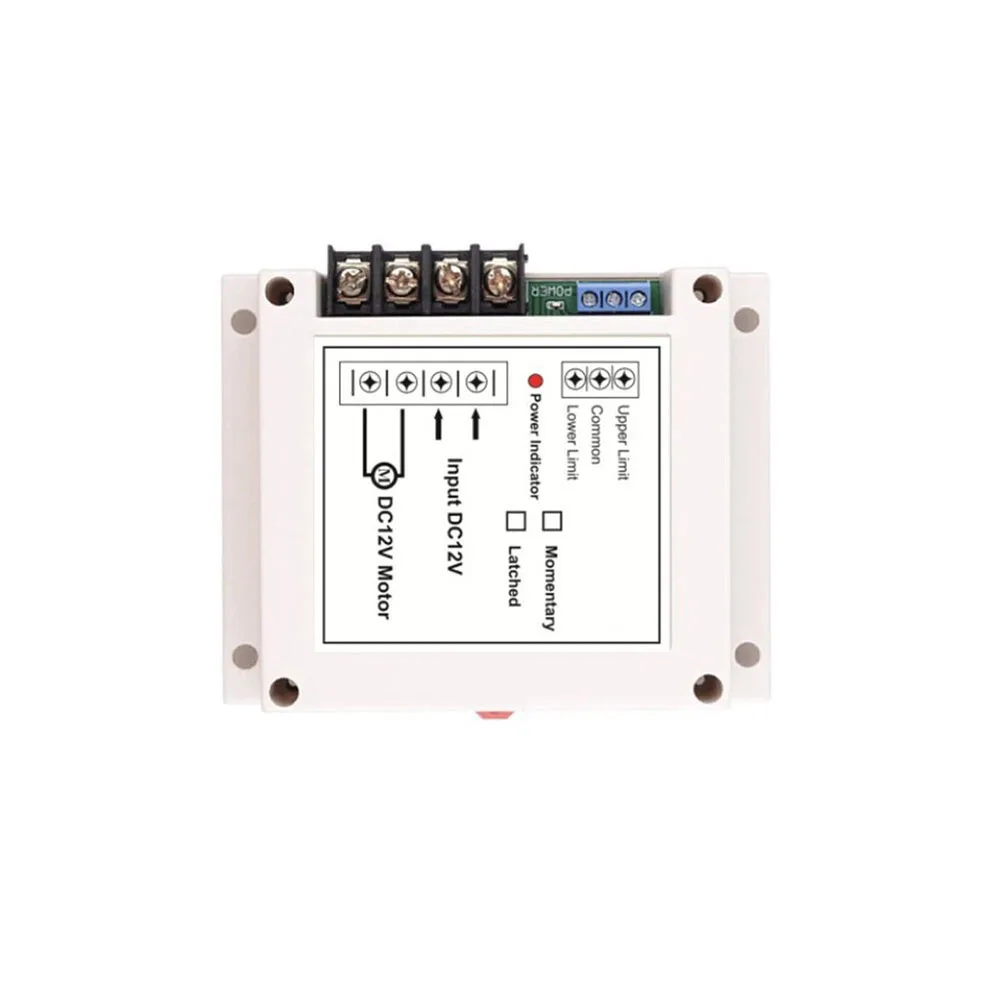 RF Remote Controlled Motor Controller DC12V DC24V for Roller Shutters Water Pumps and Security System Applications
