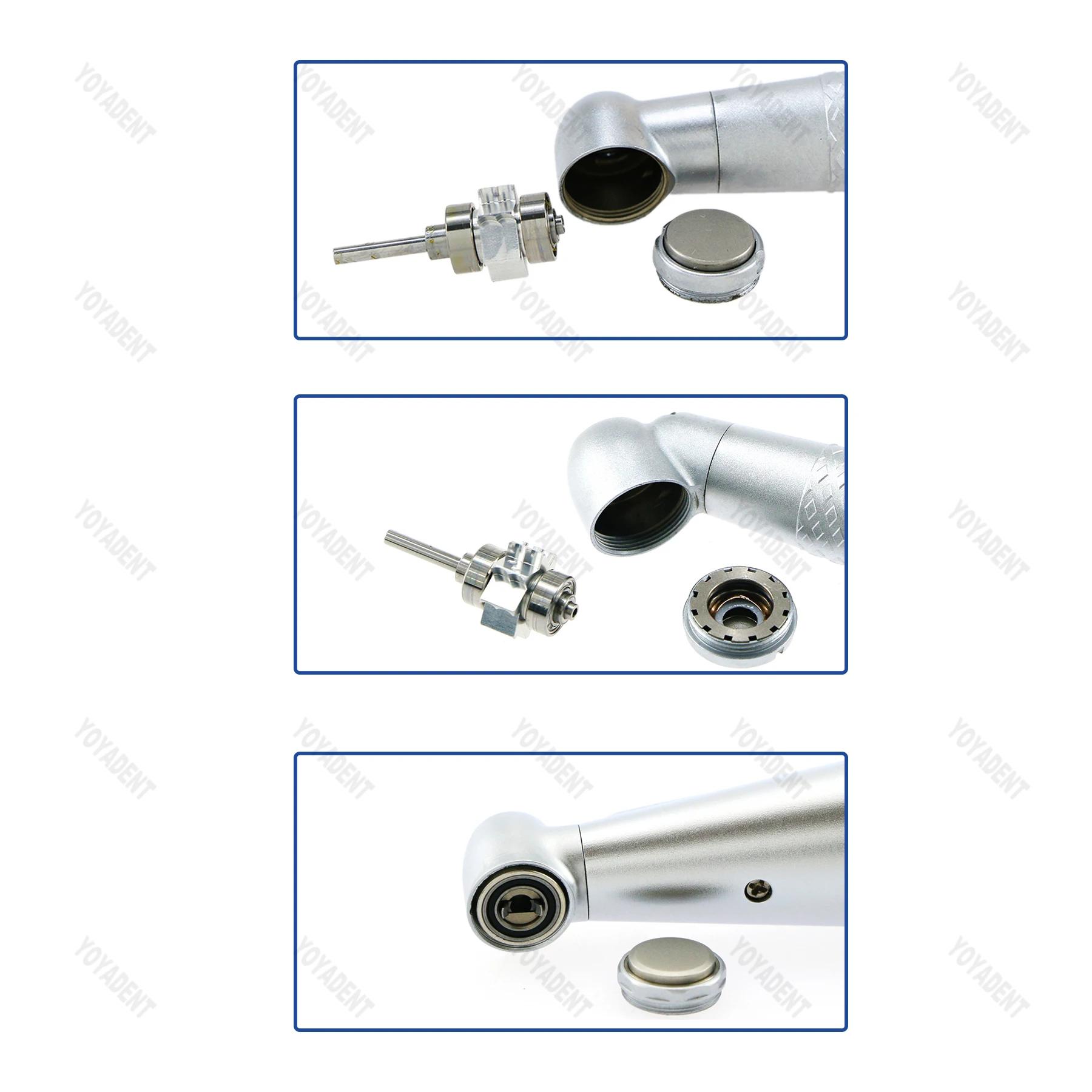 Dental Handpiece Back Cap Cover Stainless Push Button Fit KAVO 45°Standard head High/Low Speed Handpiece Dentistry Accessories