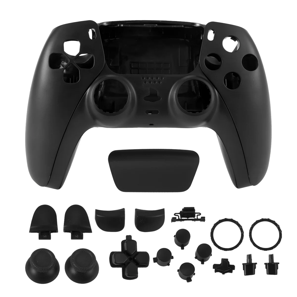 Reparaturteil für PS5 BDM-010 Controller-Gehäuse Shell Game Controller Shell Cover mit Tasten Schwarz BH