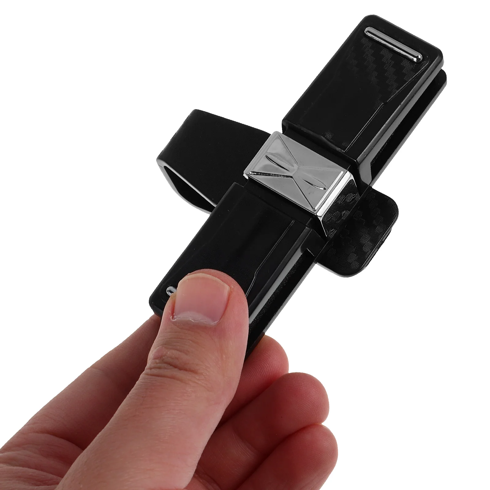 

Car Glasses Clip Multifunctional Visor Sunglass Holder for Car Eyewear Ticket Storage Universal Fit Durable Plastic