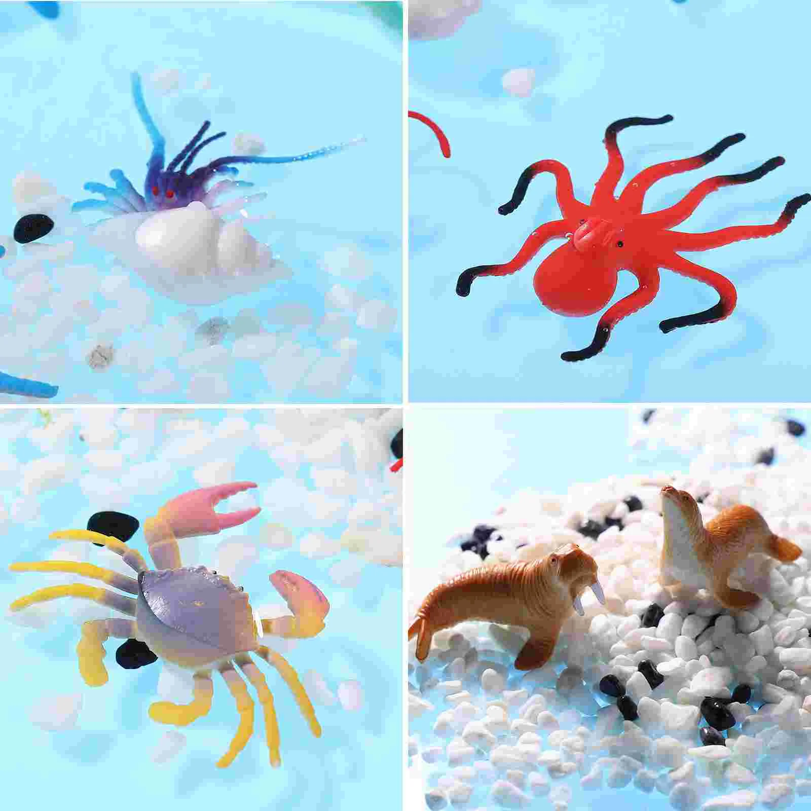 Realistic Deep Sea Animals Toy Mini Underwater Ocean Figurines Child Realisitic Toys