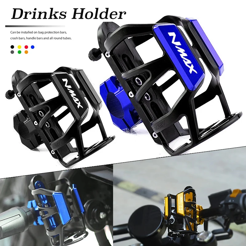 

For YAMAHA NMAX155 N MAX NMAX 155 125 NMAX125 New Motorcycle Beverage Water Bottle Cage Drink Cup Holder Stand Mount Accessories