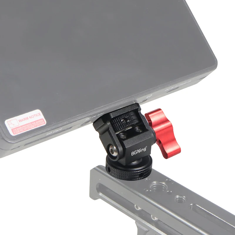 Monitor EVF Ständer Halter Kaltschuh Halterung für Kamera Feld Monitor Mikrofon Blitzschuh 180 Grad verstellbare Stabilisator Halterung – Detail 30