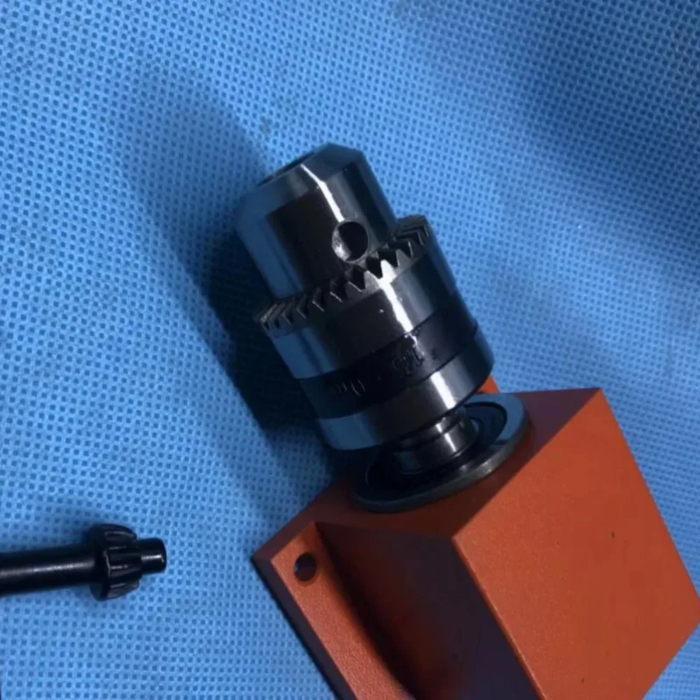 B12 Mini High Precision Spiral Drill Rotating Shaft Clamp 1-10mm Capacity Polished Non-Powered Drilling Tool