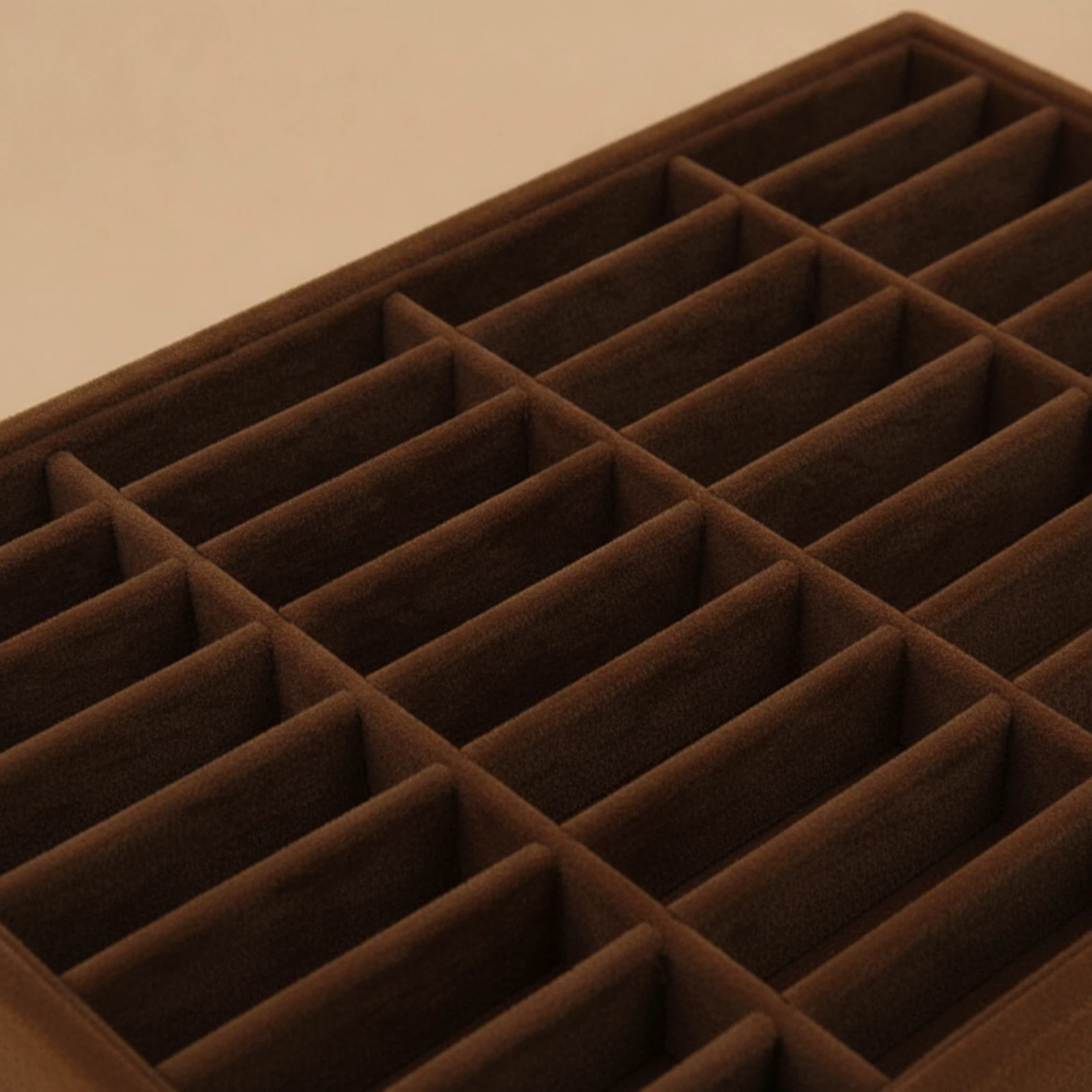 Bracelet Tray with 40 Compartments Rectangular Jewelry Tray with 40 Slots Storage Box Organized Compact for Jewelers, Drawers