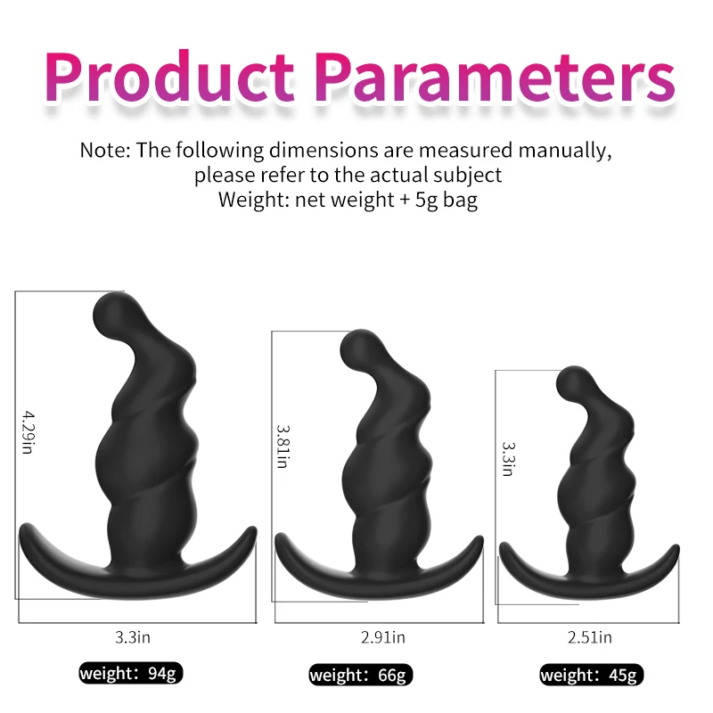 Consolador con cuentas de tapón Anal con rosca, dilatador de entrenador Anal, estimulador del punto G, tapón Anal, masajeador de próstata, Juguetes sexuales para mujeres y hombres Gay