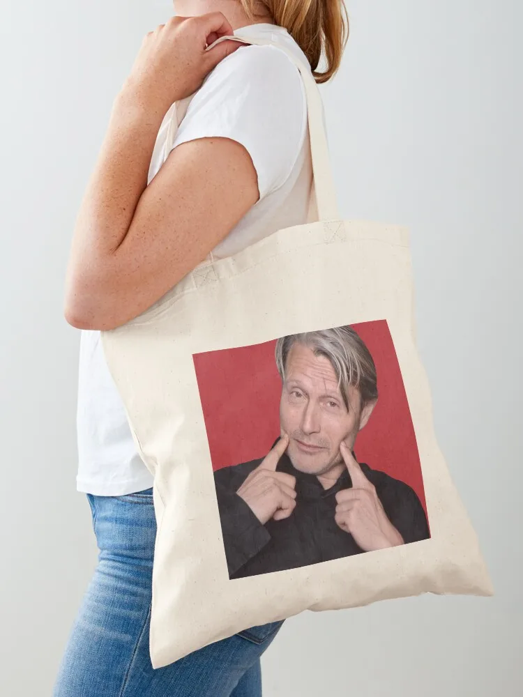 Mads Mikkelsen Tote Bag tote screen Customizable Canvas