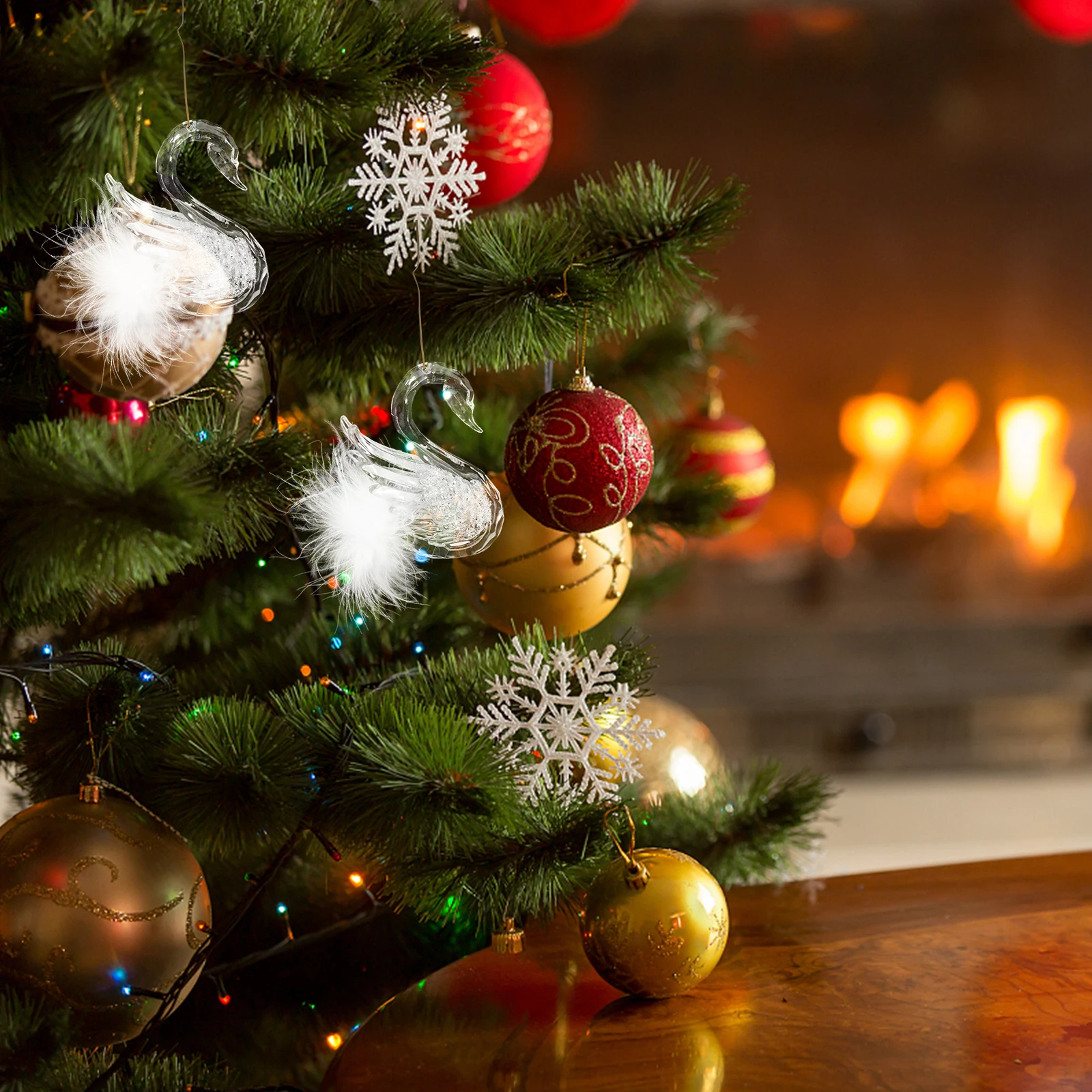 

1pc Hanging Decor Xmas Tree Pendant For Christmas Party Home Garden Wedding Xmas Tree Hanging Decor Celebrations Decoration