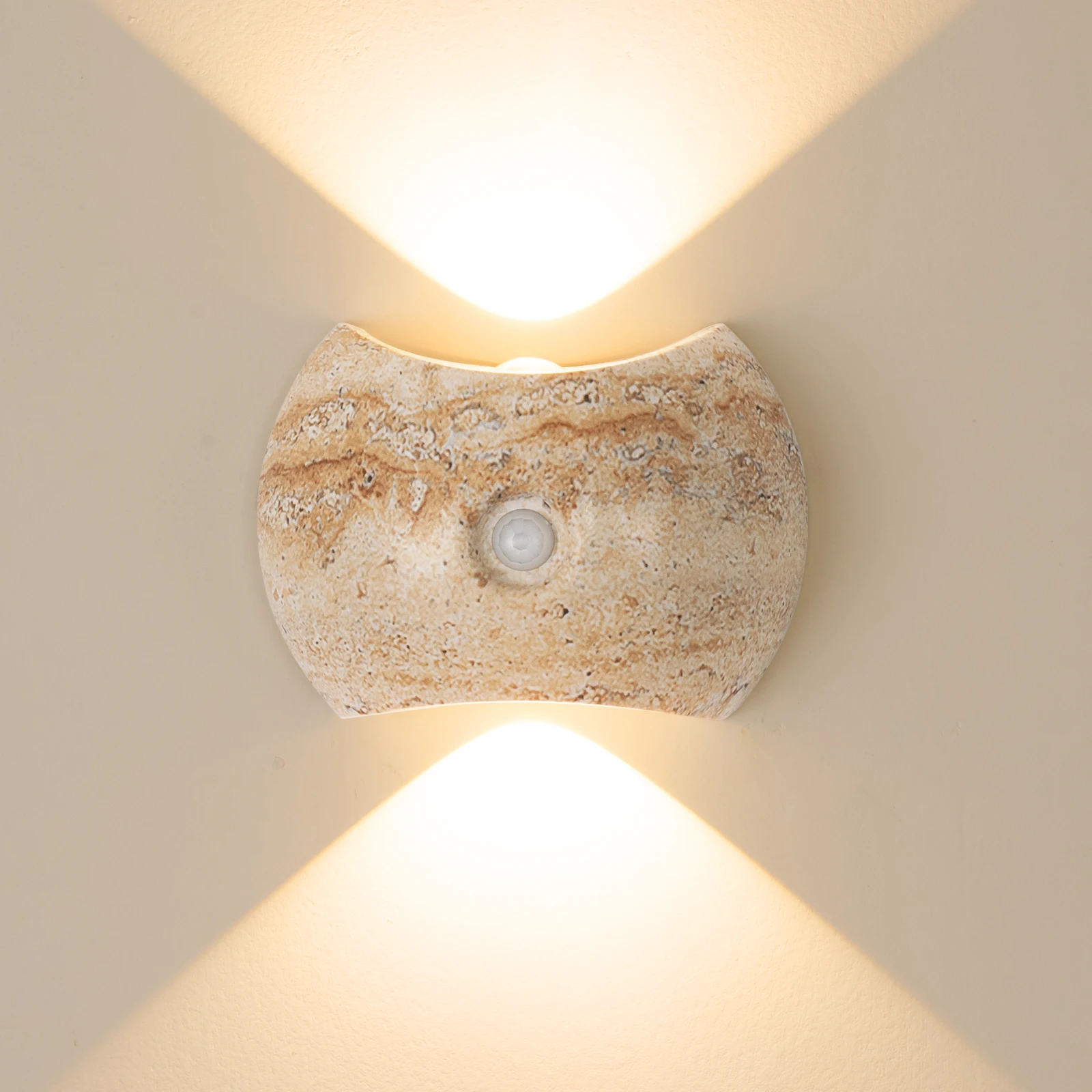 GDLUOAO Smart LED Wall Lamp USB Rechargeable Motion Sensor Light with Dimmer & Wireless Magnetic Installation