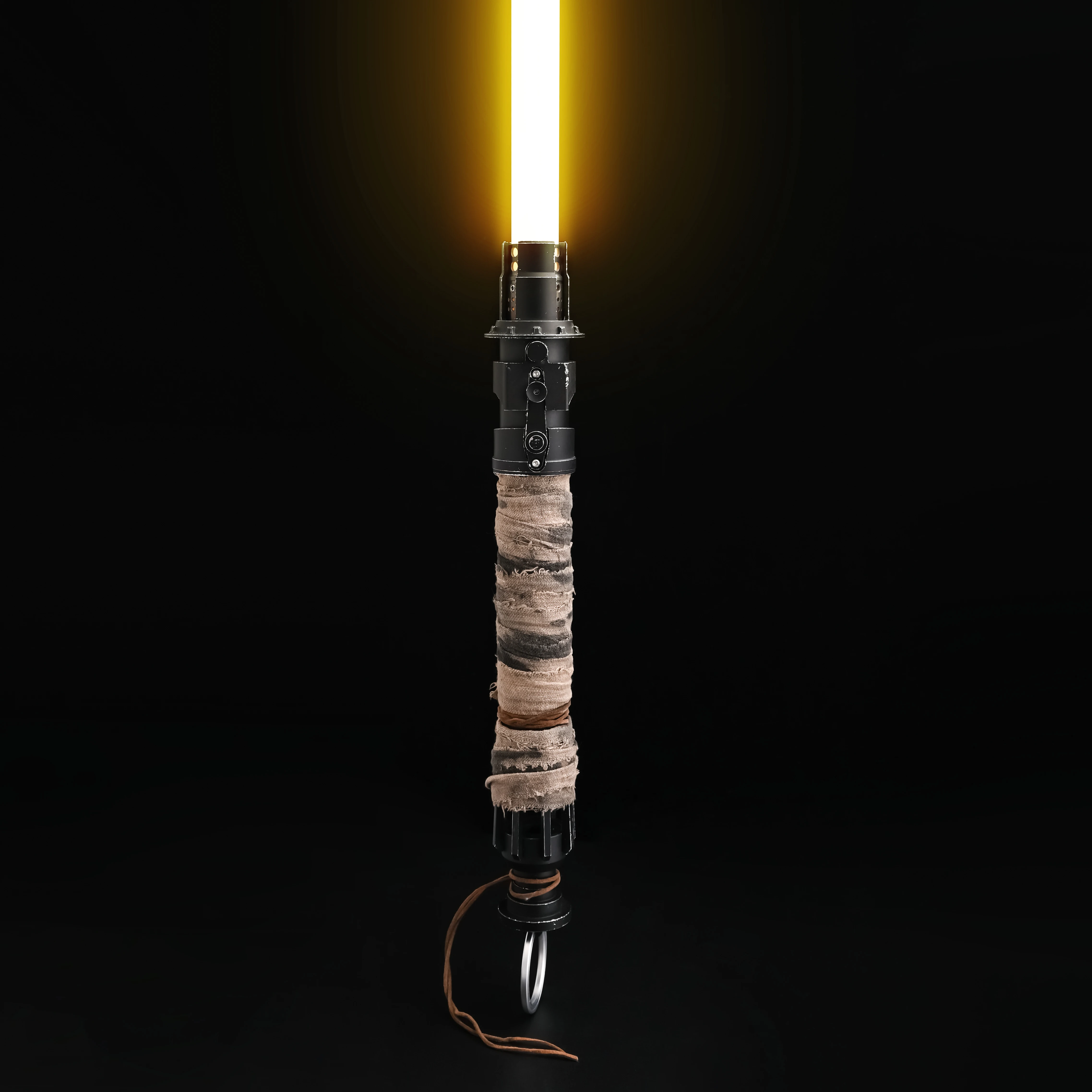 

TXQSABER Boone Kestis Smooth Swing Lightsaber Neo Pixel Heavy Dueling Metal Hilt Laser Sword with WS2812 Blade Melt Force Drap