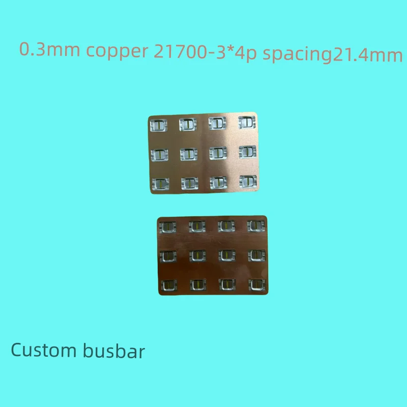 21700-3*4P Copper-nickel Composite Bar Power Battery Pack Bus Bar Terminal Copper Wire 0.3mm Can Be Customized10PCS Manufacturer 