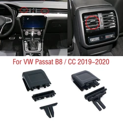 1pc para vw passat b8 cc 2019 2020 painel frontal do carro traseiro ar condicionado saída a/c aberturas de ar condicionado tab clipe picareta