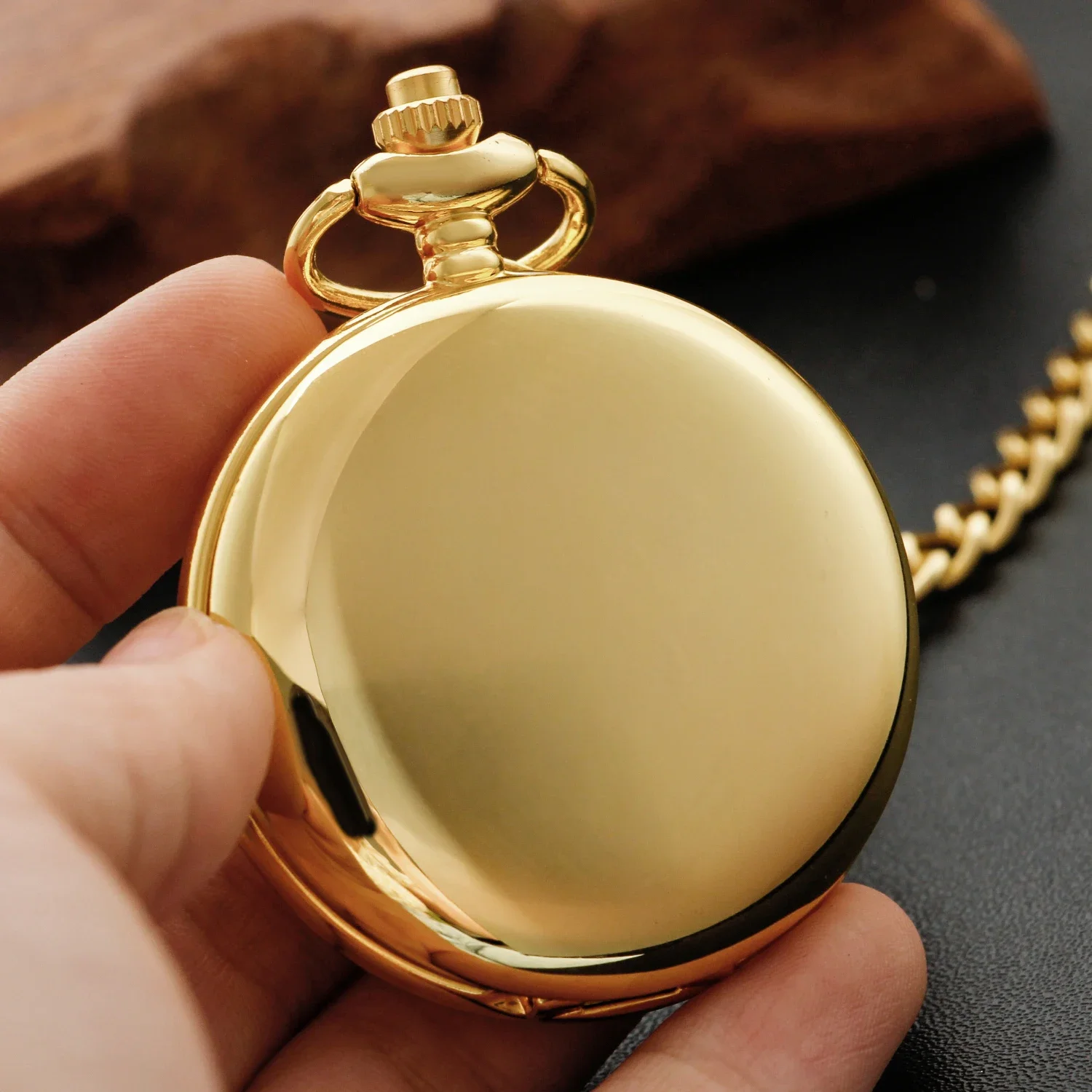 Luxury Quartz Pocket Watch Fashion Necklace Pendant Chain Jewelry Gift Steampunk Clock for Men Women